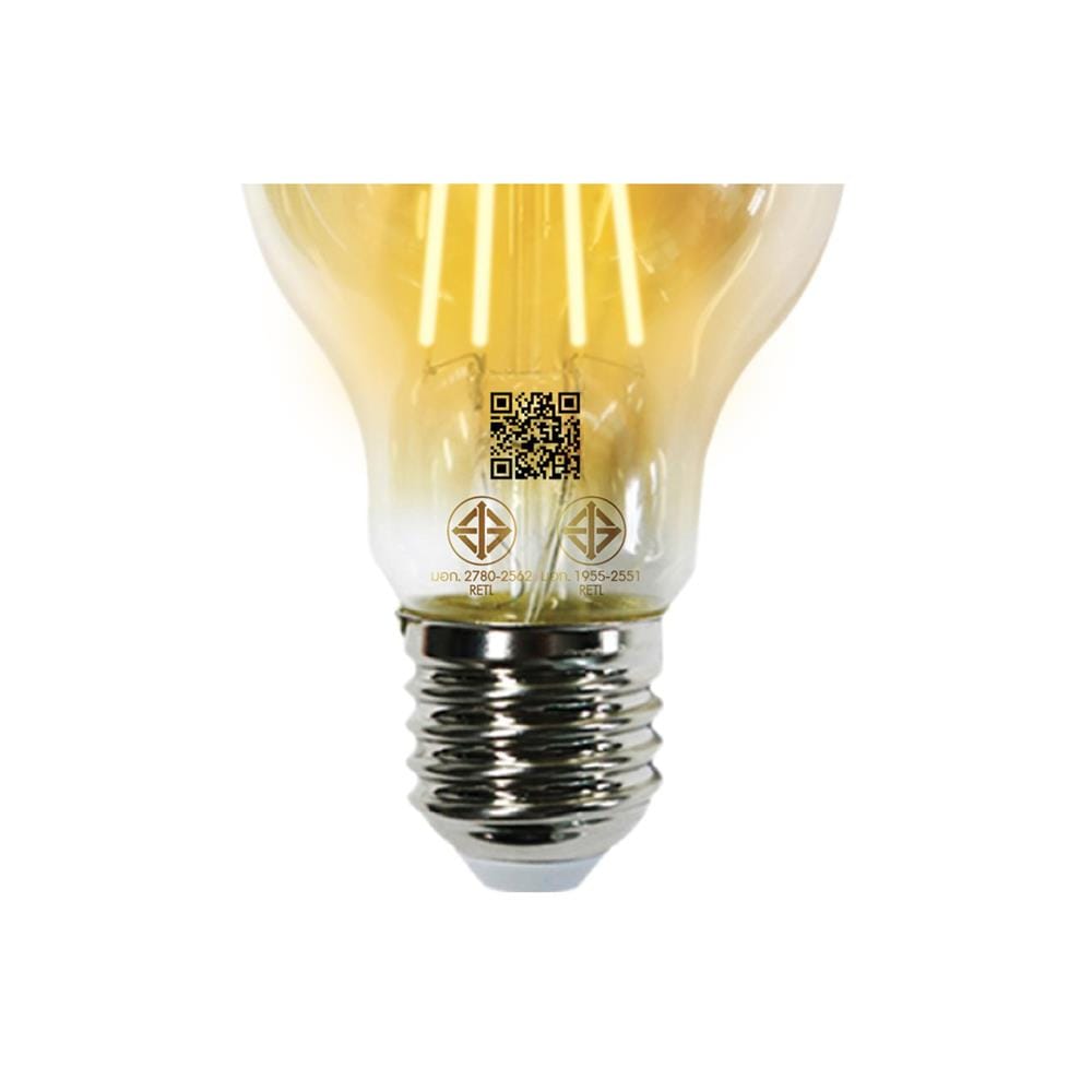 หลอด LED RACER EMBER A60 4 วัตต์ WARM WHITE E27 (แพ็ก 2 ชิ้น)