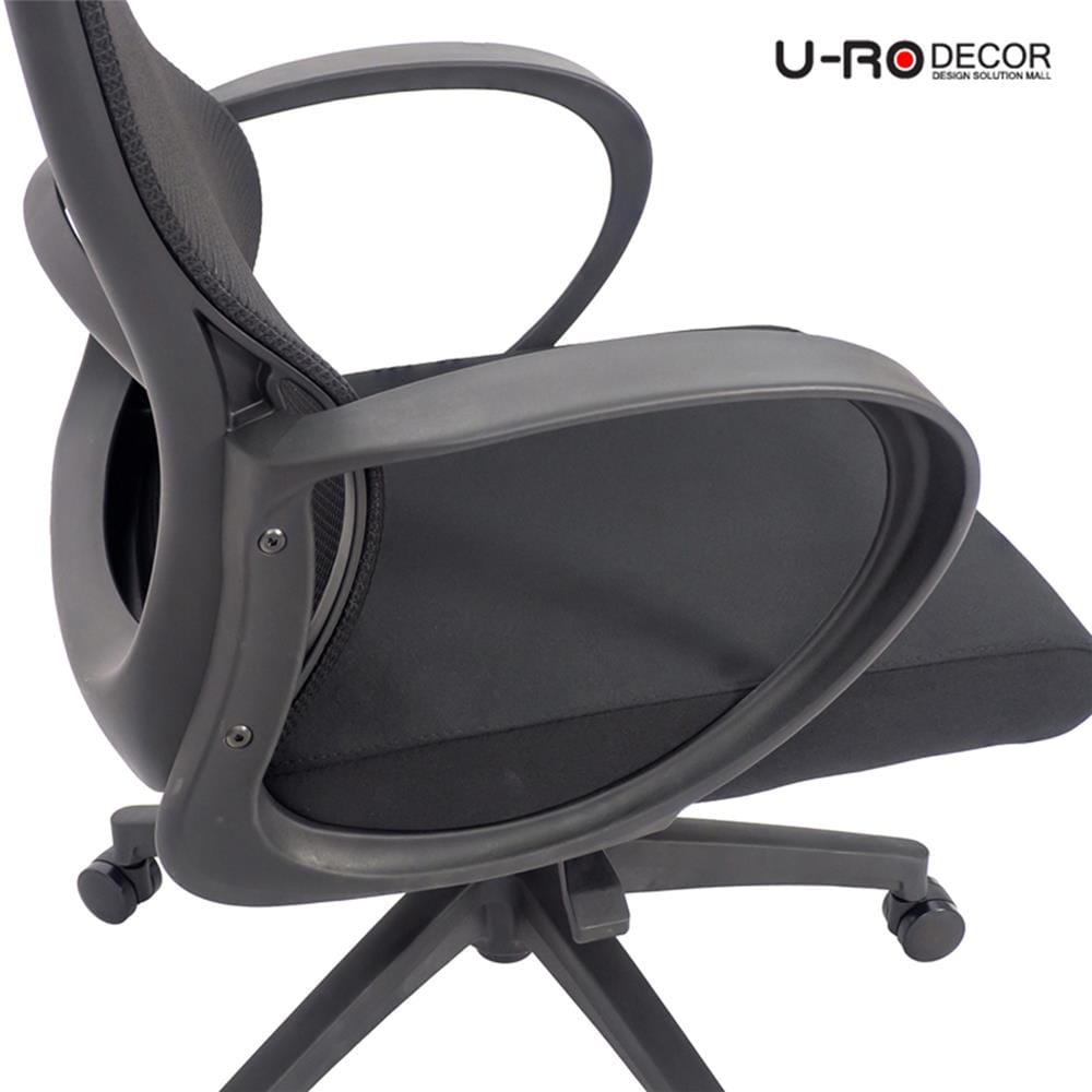 เก้าอี้สำนักงาน U-RODECOR NAILA สีดำ