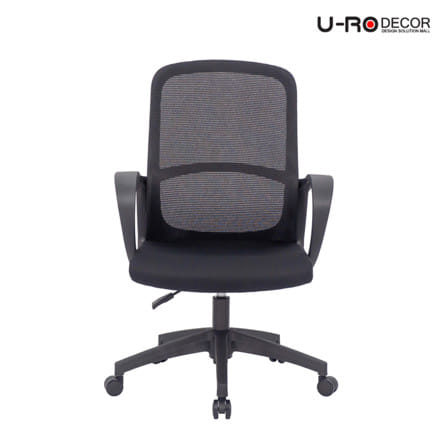 เก้าอี้สำนักงาน U-RO DECOR NAILA สีดำ_1