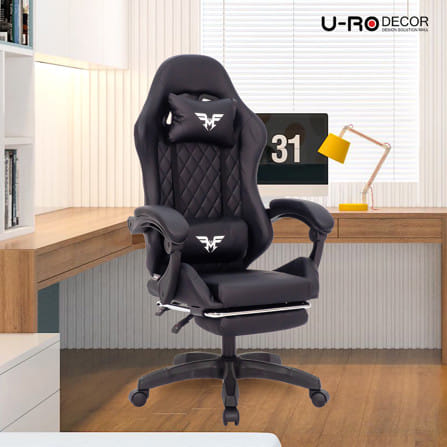 เก้าอี้เกมมิ่ง U-RO DECOR LEGEND สีดำ_16