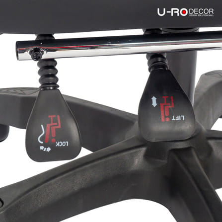 เก้าอี้เกมมิ่ง U-RO DECOR LEGEND สีดำ_10