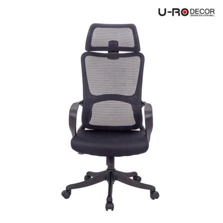 เก้าอี้สำนักงาน U-RO DECOR NYLA สีดำ_1