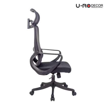 เก้าอี้สำนักงาน U-RO DECOR NYLA สีดำ_2