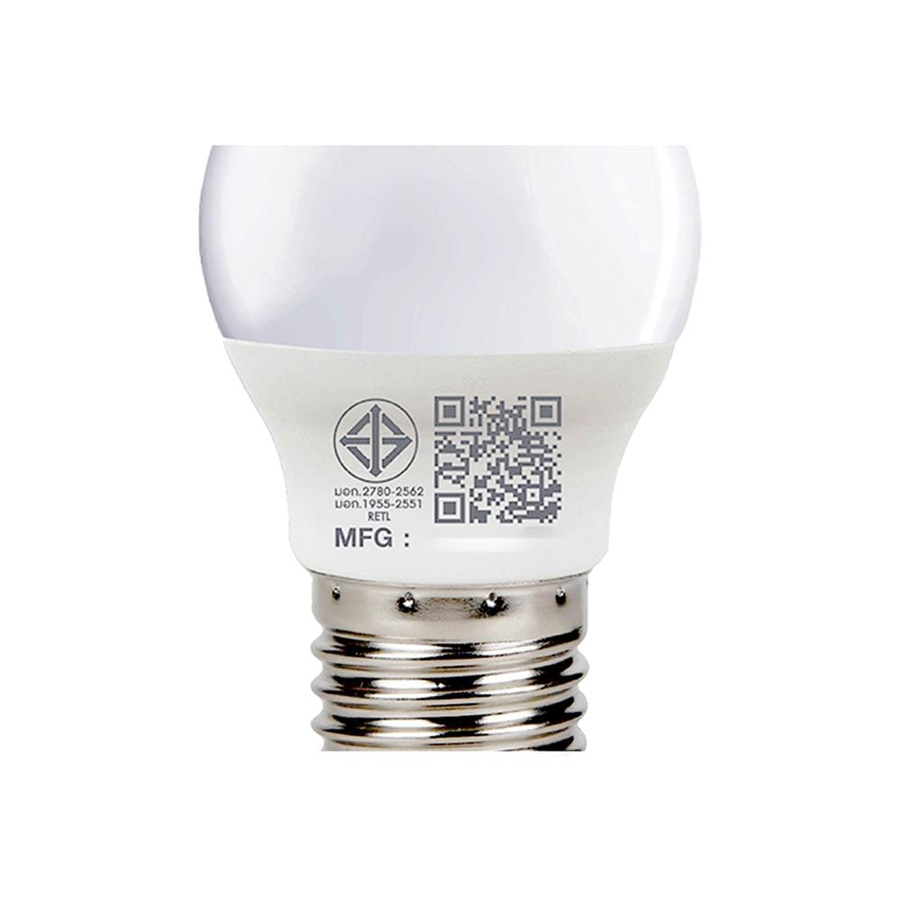 หลอด LED RACER G45 OVALO 3 วัตต์ WARM WHITE E27 (แพ็ก 4 ชิ้น)
