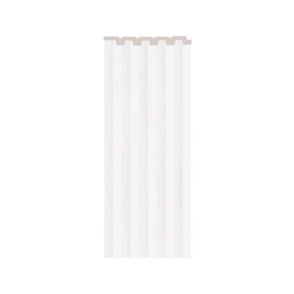 แผ่นผนัง PS LINEDEKOR DL002-18 12x1.2x300 ซม. สีขาว