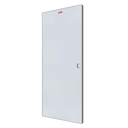 ประตูภายนอกเหล็ก เจาะลูกบิด PROFESSIONAL DOOR D2G 89.2x199.4 ซม. สีเทา_1