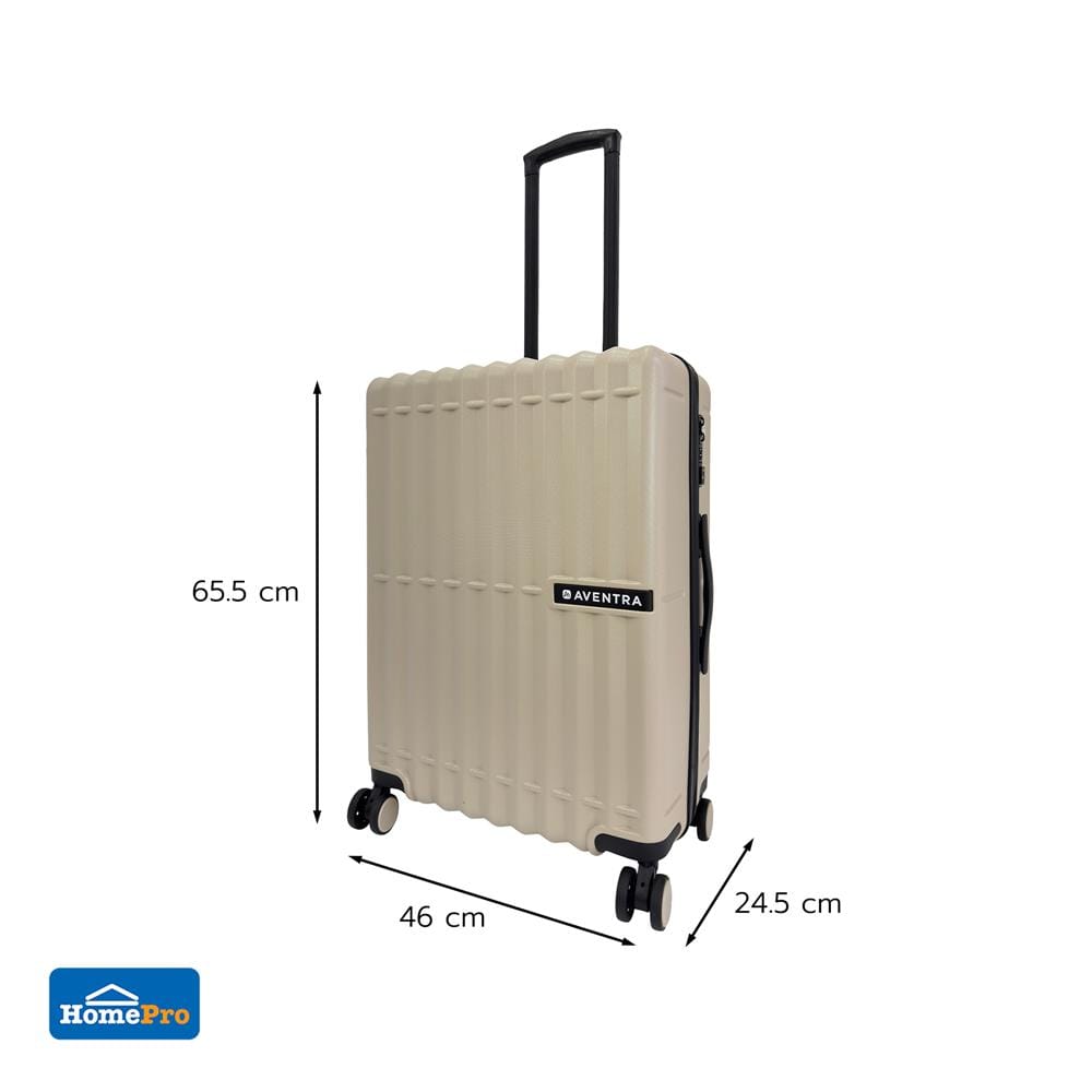 กระเป๋าเดินทาง 24 นิ้ว AVENTRA MOSCOW สีเบจ