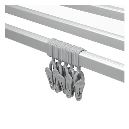 ราวตากผ้าอะลูมิเนียม มีปีกพับได้ 7 เส้น PLIM ALUFLEX 1.2 เมตร_5