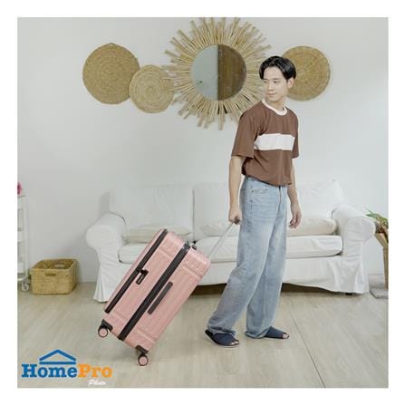 กระเป๋าเดินทาง 26 นิ้ว AVENTRA RIGA สีชมพู_3