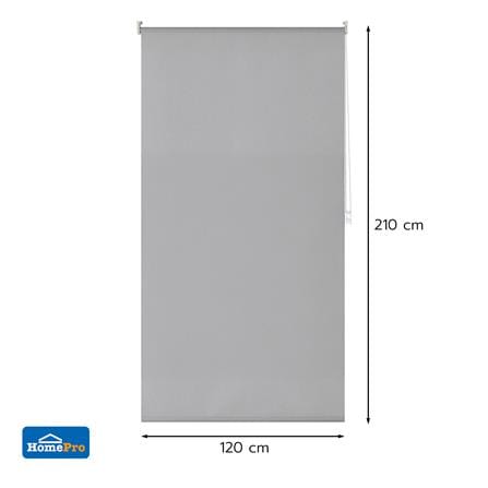 ผ้าม่านม้วน HOME LIVING STYLE RADIAN 120x210 ซม. สีเทา_6