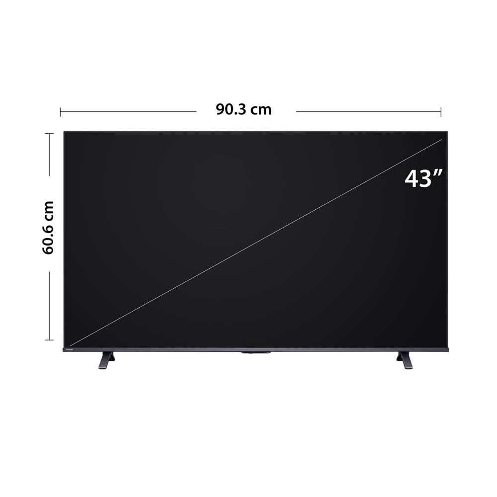 ทีวีคิวแอลอีดี 43 นิ้ว TOSHIBA (4K, QLED, VIDAA) 43M450RP