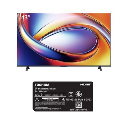 ทีวีคิวแอลอีดี 43 นิ้ว TOSHIBA (4K, QLED, VIDAA) 43M450RP_6