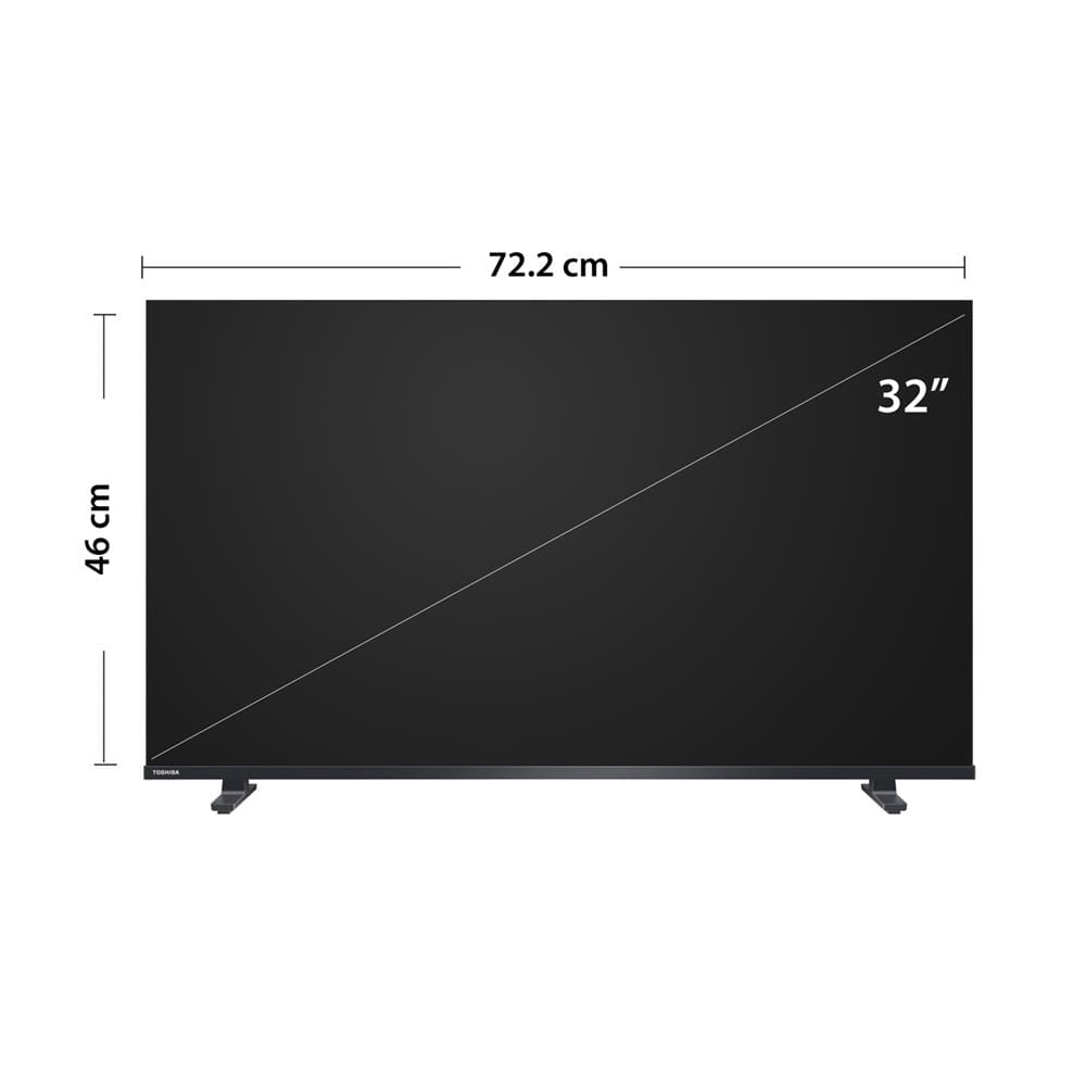 ทีวีแอลอีดี 32 นิ้ว TOSHIBA (HD, LED, VIDAA) 32E31RP