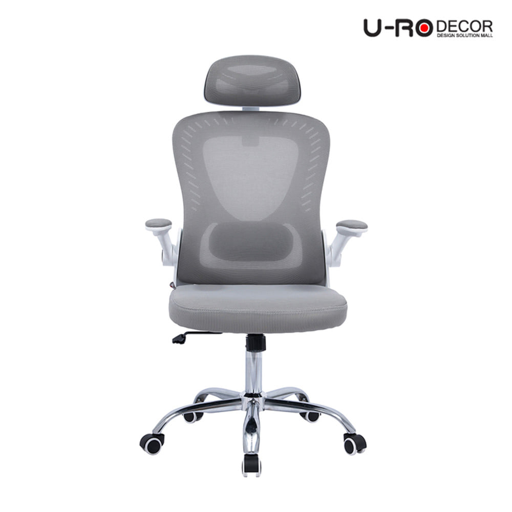 เก้าอี้สำนักงาน U-RO DECOR ASTRO สีเทา