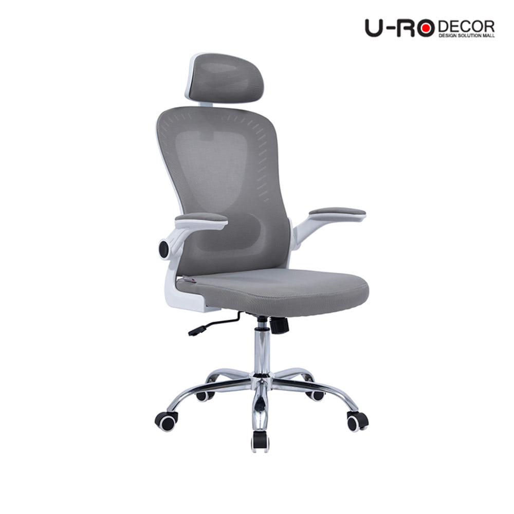 เก้าอี้สำนักงาน U-RO DECOR ASTRO สีเทา