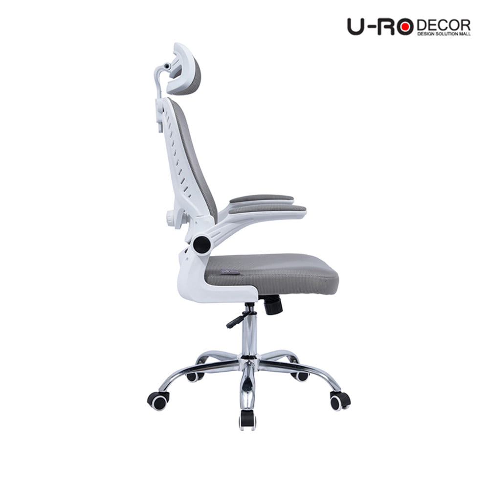 เก้าอี้สำนักงาน U-RO DECOR ASTRO สีเทา