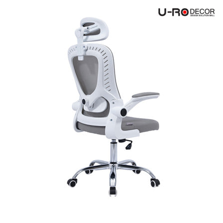 เก้าอี้สำนักงาน U-RO DECOR ASTRO สีเทา_4