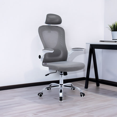 เก้าอี้สำนักงาน U-RO DECOR ASTRO สีเทา_8
