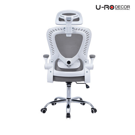 เก้าอี้สำนักงาน U-RO DECOR ASTRO สีเทา_5