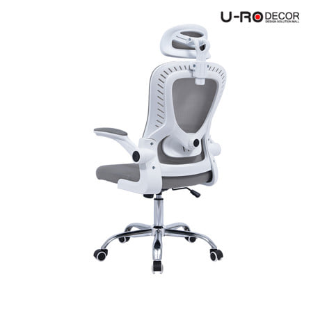 เก้าอี้สำนักงาน U-RO DECOR ASTRO สีเทา_6