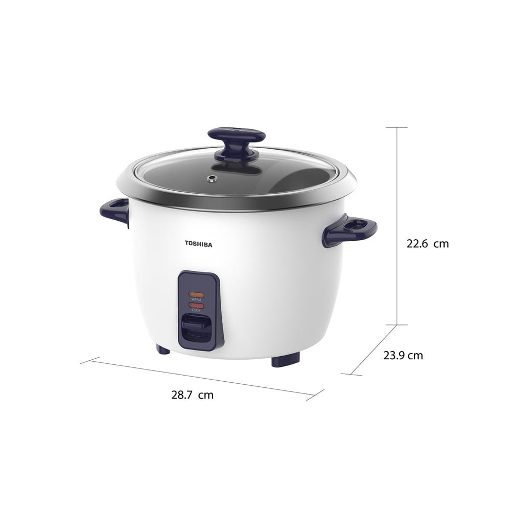 หม้อหุงข้าว CONVENTIONAL TOSHIBA RC-13MHUTH(B) 1.3 ลิตร
