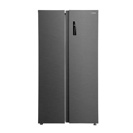 ตู้เย็น SIDE BY SIDE TOSHIBA GR-RS696WI-PMTH(60) 19.6 คิว อินเวอร์เตอร์ สีเทาเข้ม_0