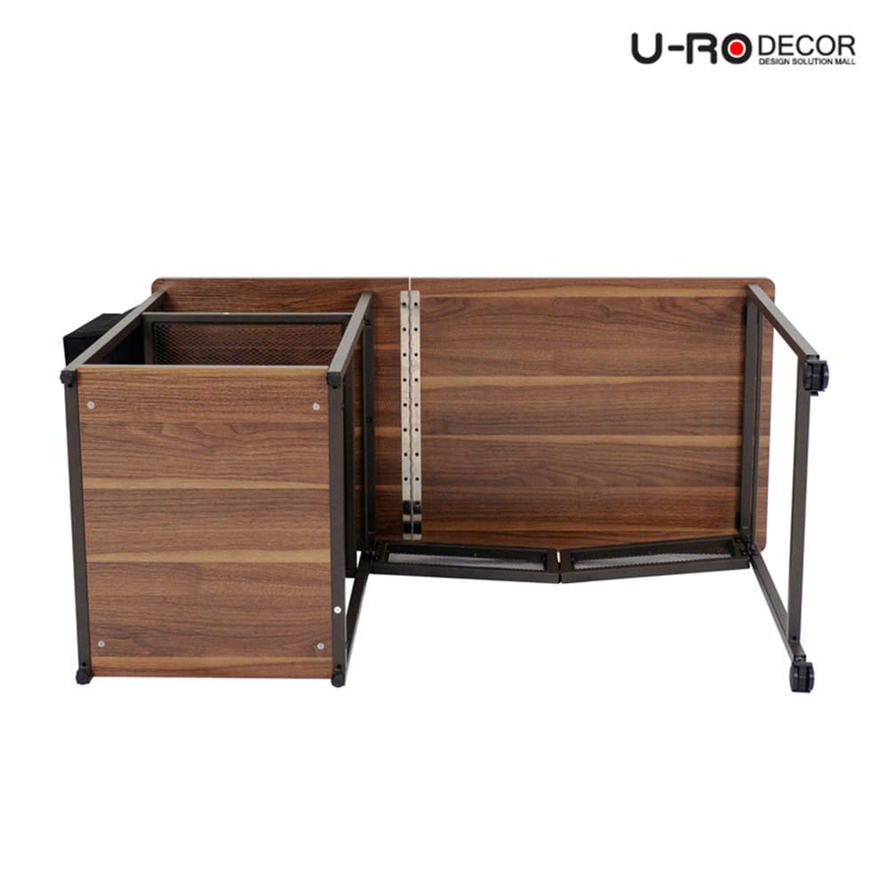 โต๊ะทำงาน U-RO DECOR BELLO 120 ซม. สีวอลนัท
