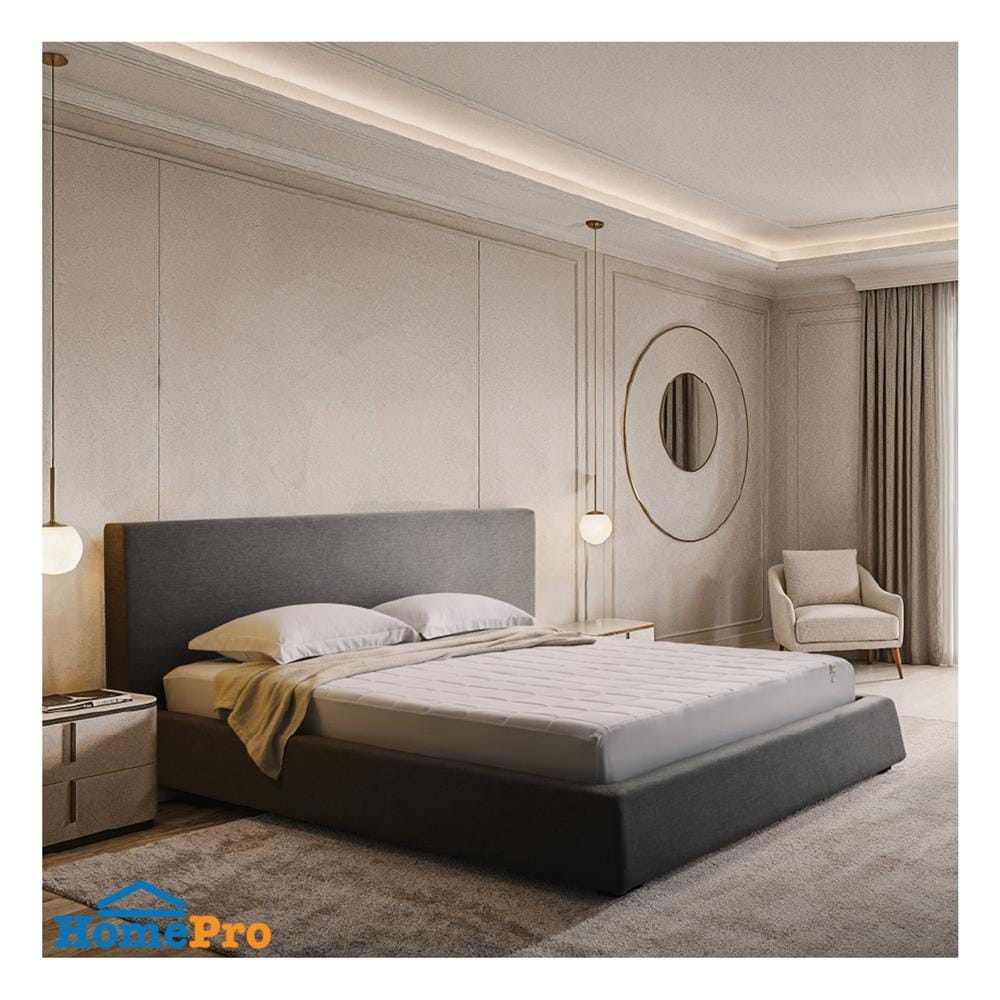 ผ้ารองกันเปื้อน QUEEN SIZE LOTUS FULL FIT PERFECT SLEEP สีขาว