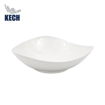 จานบัวเหลี่ยม PORCELAIN 7.5 นิ้ว KECH HANA_0