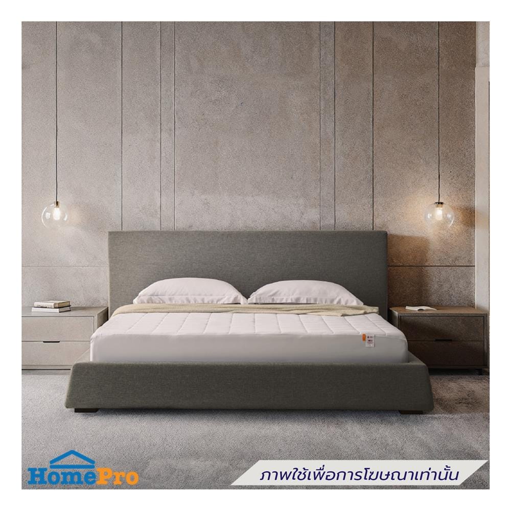ผ้ารองกันเปื้อน TWIN SIZE LOTUS FULL FIT PERFECT SLEEP สีขาว