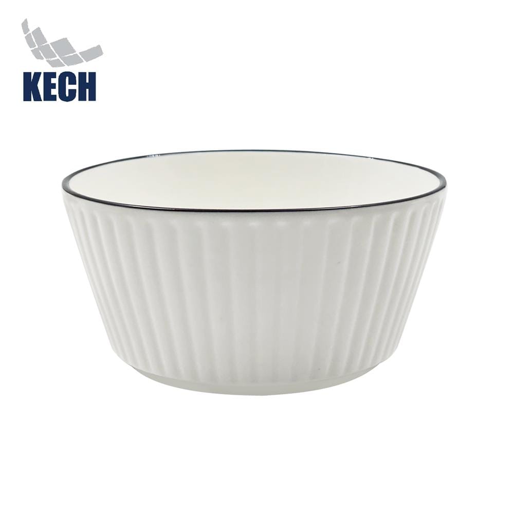 ชามทรงตรง PORCELAIN 8 นิ้ว KECH OKI