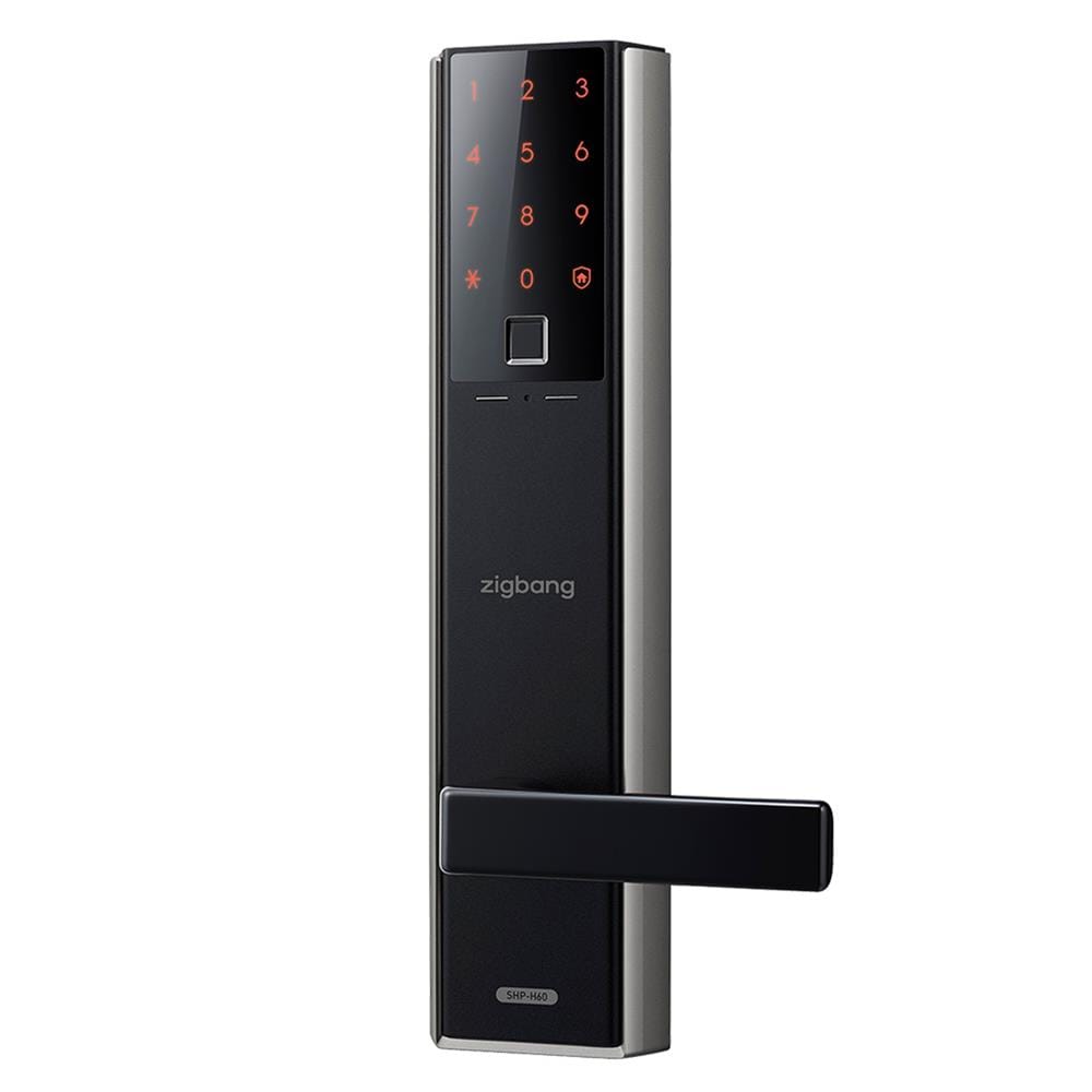 กลอนดิจิตอล ZIGBANG SHP-P60F สีดำ