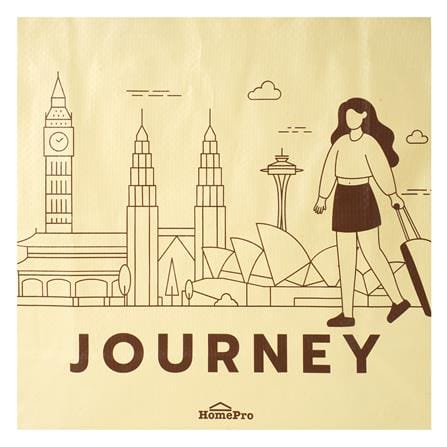 กระเป๋าอเนกประสงค์ PLIM JOURNEY HOMEPRO สีเบจ_2