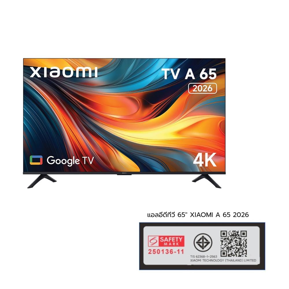 ทีวีแอลอีดี 65 นิ้ว XIAOMI (4K, LED, GOOGLE TV) A 65 2026