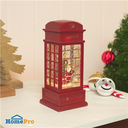ของตกแต่งกล่องดนตรี HOME LIVING STYLE SANTA POSTBOX 10.5x25 ซม. สีแดง_6