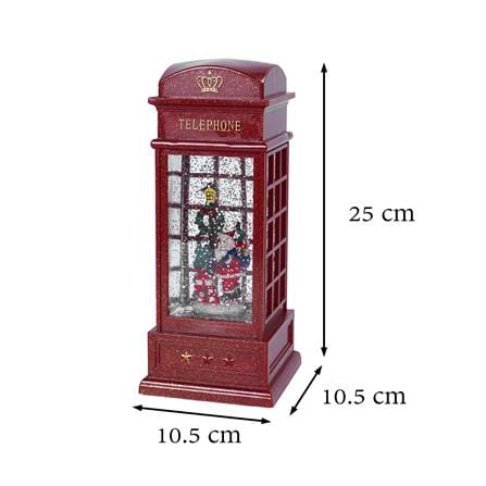 ของตกแต่งกล่องดนตรี HOME LIVING STYLE SANTA POSTBOX 10.5x25 ซม. สีแดง_7