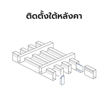 ขายึดระแนงเอียง 45 องศา ARON 2 นิ้ว_2