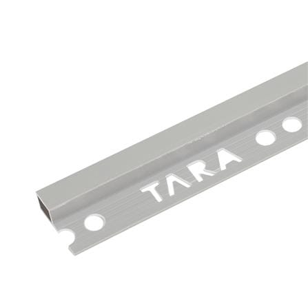 คิ้ว PVC เหลี่ยม TARA 10 มม. 2 ม. สีเทา_0