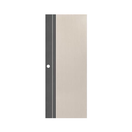 ประตูภายใน UPVC เจาะลูกบิด ECO-DOOR PX2 80x200 ซม. สีครีมทูโทนเทา