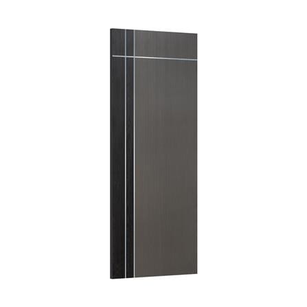 ประตูภายใน WPC ไม่เจาะลูกบิด ECO-DOOR WP1 90x200 ซม. สีเทาทูโทน_1