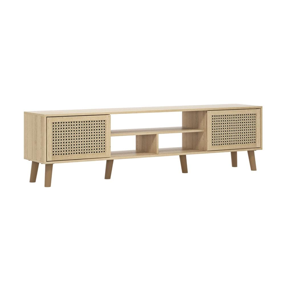 ตู้วางทีวี TOMATO HOME MILLERS RATTAN 180 ซม. สีโอ๊ค