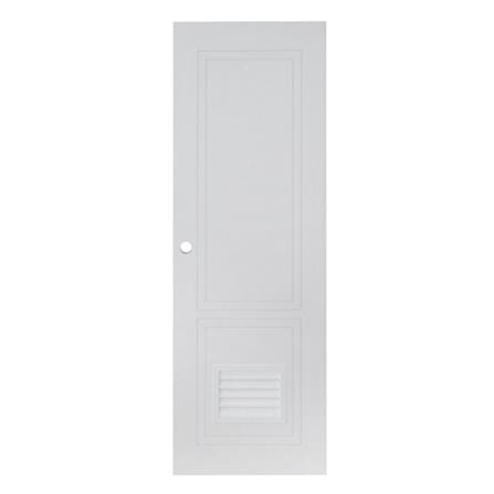 ประตูห้องน้ำ UPVC เจาะลูกบิด MODERNWOOD MLIR025 70x200 ซม. สีขาว_0