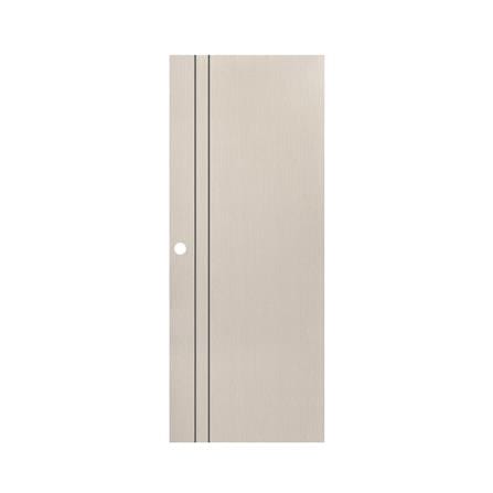 ประตูภายใน UPVC เจาะลูกบิด ECO-DOOR PE3 80x200 ซม. สีน้ำตาล_0