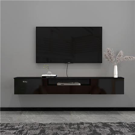 ตู้วางทีวี TOMATO HOME ROME 200 ซม. สีดำ_2