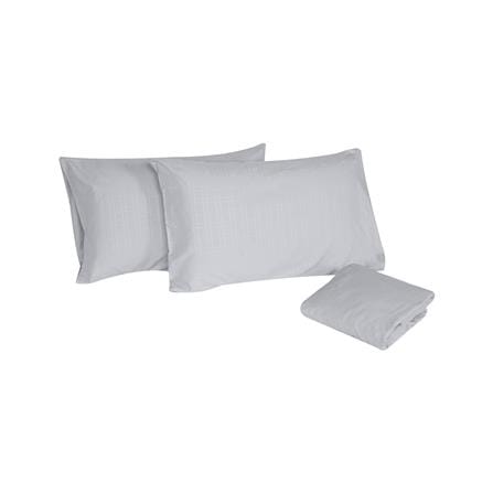 ชุดผ้าปูที่นอน 5 ฟุต (ชุด 3 ชิ้น) HOME LIVING STYLE LUTHER สี GREY_2