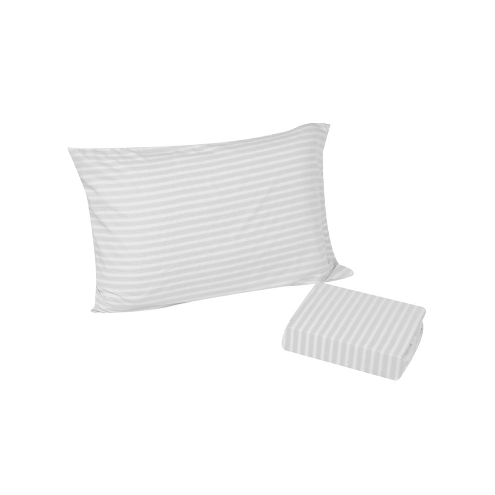 ชุดผ้าปูที่นอน 3.5 ฟุต (ชุด 2 ชิ้น) HOME LIVING STYLE LINEA สี GREY