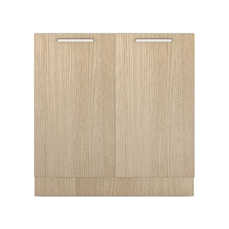 บานคู่โครงตู้ล่าง CABIN JUNO UPVC 90x83.5 ซม. สีบีช_0