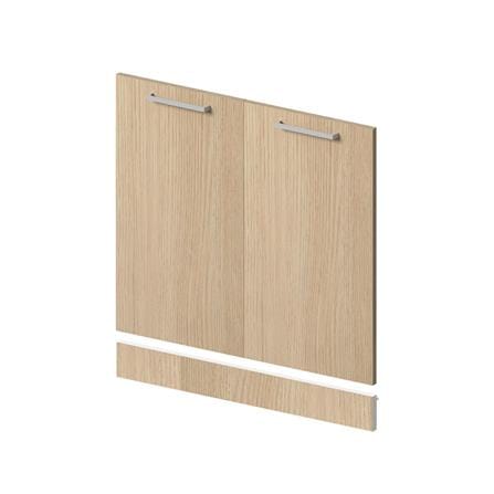 บานคู่โครงตู้ล่าง CABIN JUNO UPVC 90x83.5 ซม. สีบีช_1