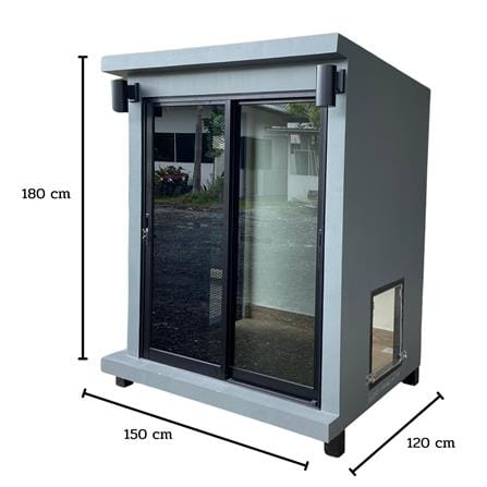 บ้านหมา บ้านแมว T.C. DOGHOUSE แบบ 3 โมเดิร์น 120x150x180 ซม._5