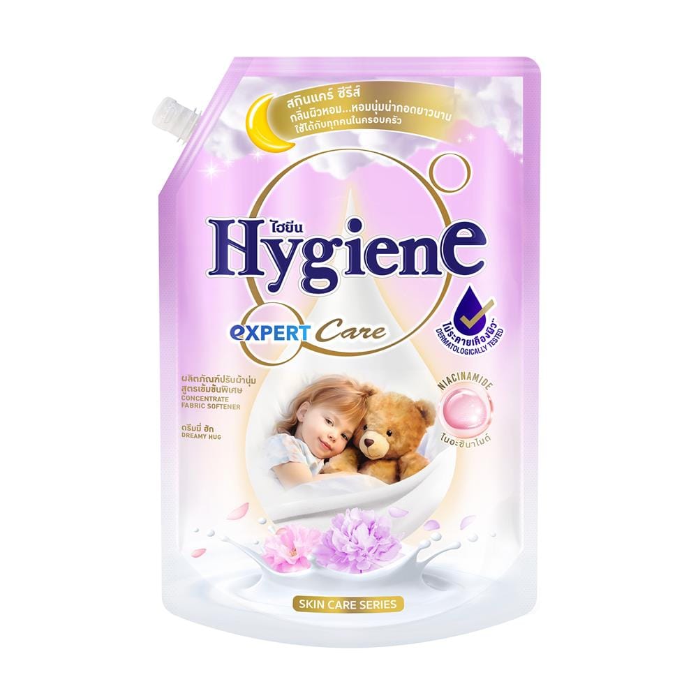 รีฟิลน้ำยาปรับผ้านุ่ม HYGIENE EXPERT CARE SKIN CARE SERIES 1,000 มล. ดรีมมี่ ฮัก